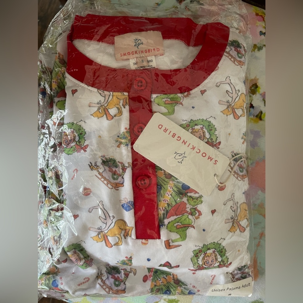 Adorable Grinch theme pajama set